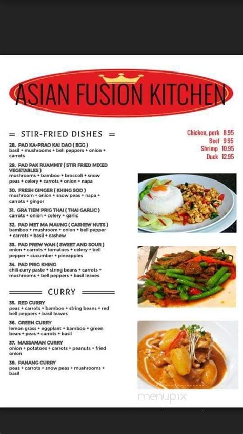fusion menu near me.